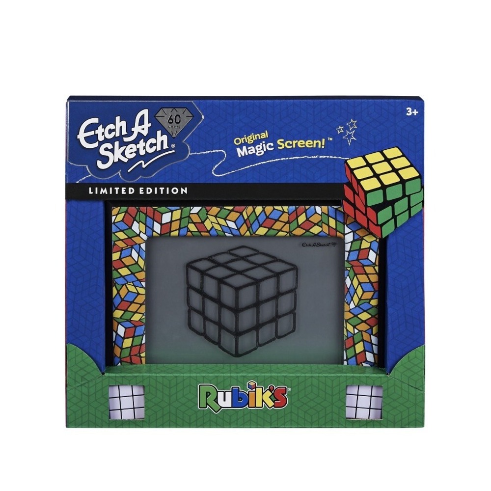 60th Anniversary Etch A Sketch Limited Edition Rubik's Cube Edition Magic Screen